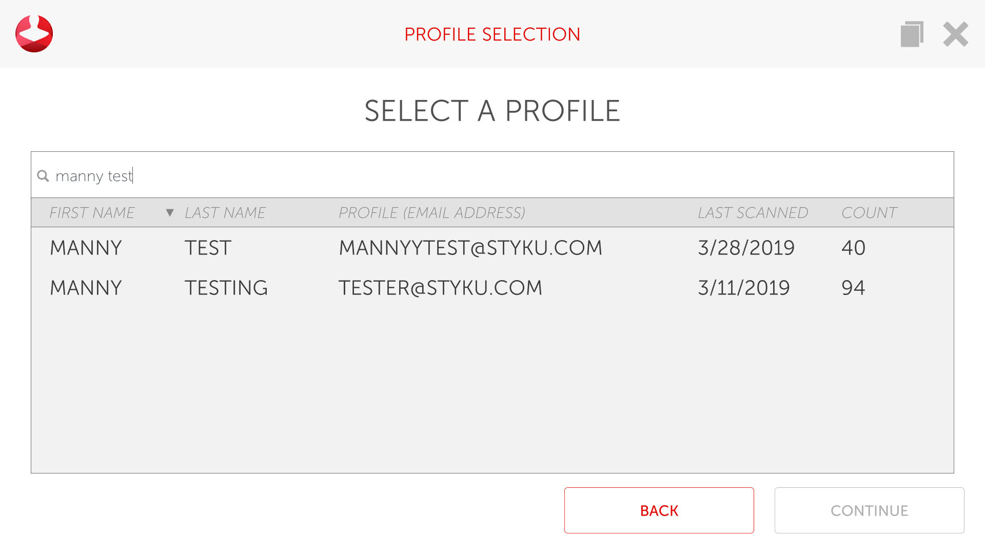 How do I delete a scan?